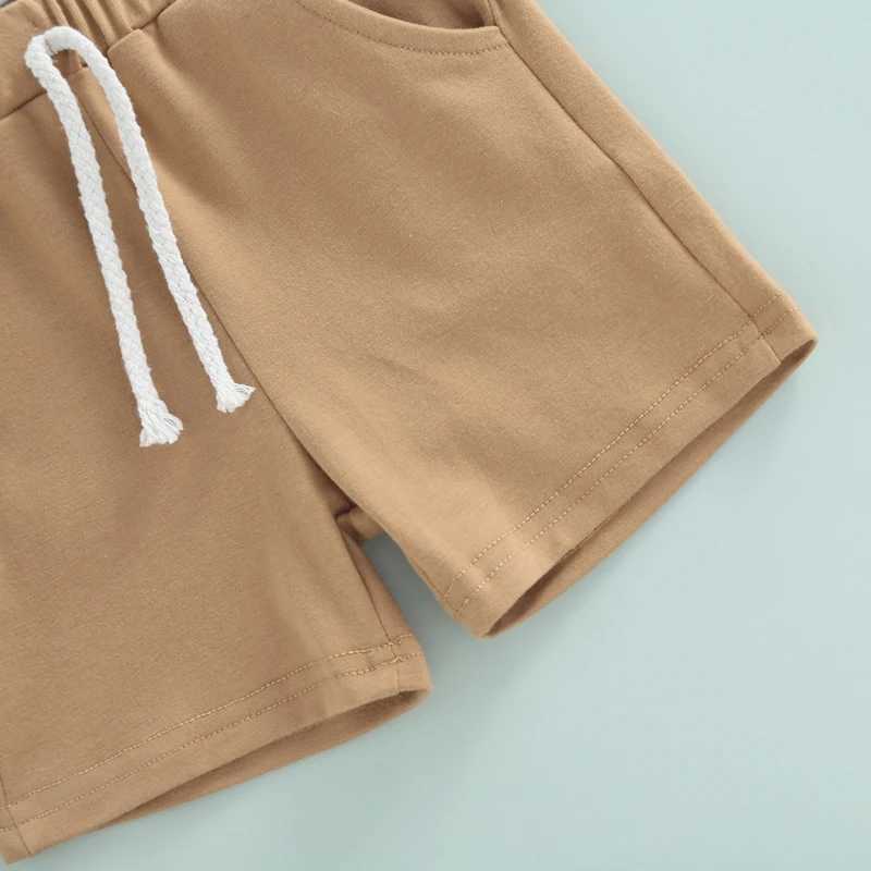 Clothing Sets Baby Boys 2PCS Pants Suit Short Sleeve Patchwork T-shirt + Short Pants Toddler Boys Summer Clothing Kid Casual Outfit