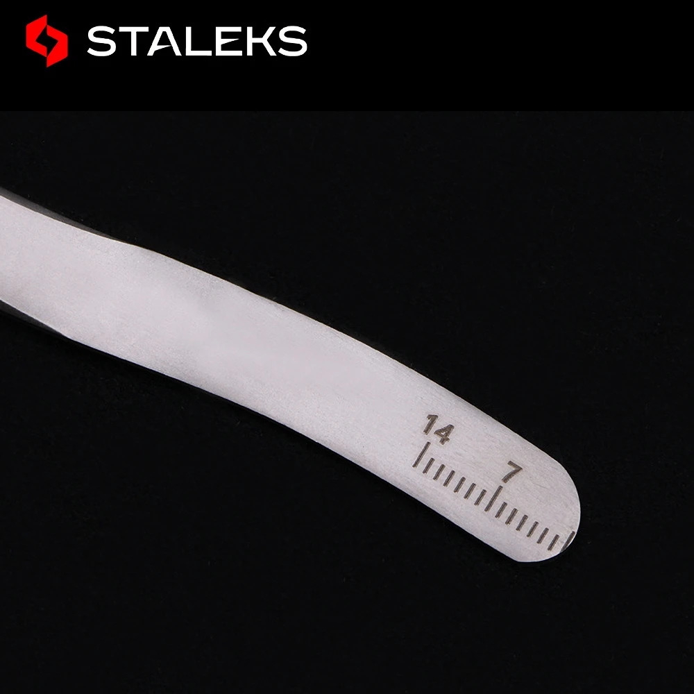 STALEKS PRO TE-41-2 sliding door eyelash blooming anti-static high-precision ultra-fine grade AISI 420 steel 240715