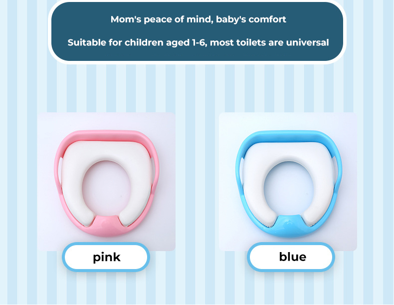 Children's toilet seat, male baby sitting, female baby cushion, portable auxiliary toilet seat for infants and young children