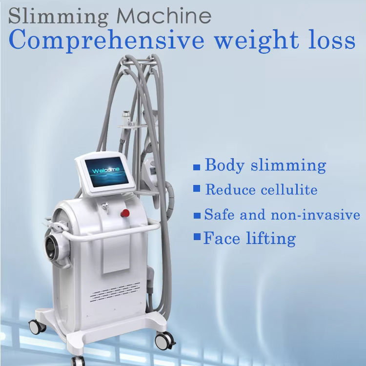 New Professional 4 In 1 Vacuum Therapy Device For Body Contouring And Fat Burning Cavitation Lipolysis Non-Invasive Weight Loss RF Dredging Skin Beaut