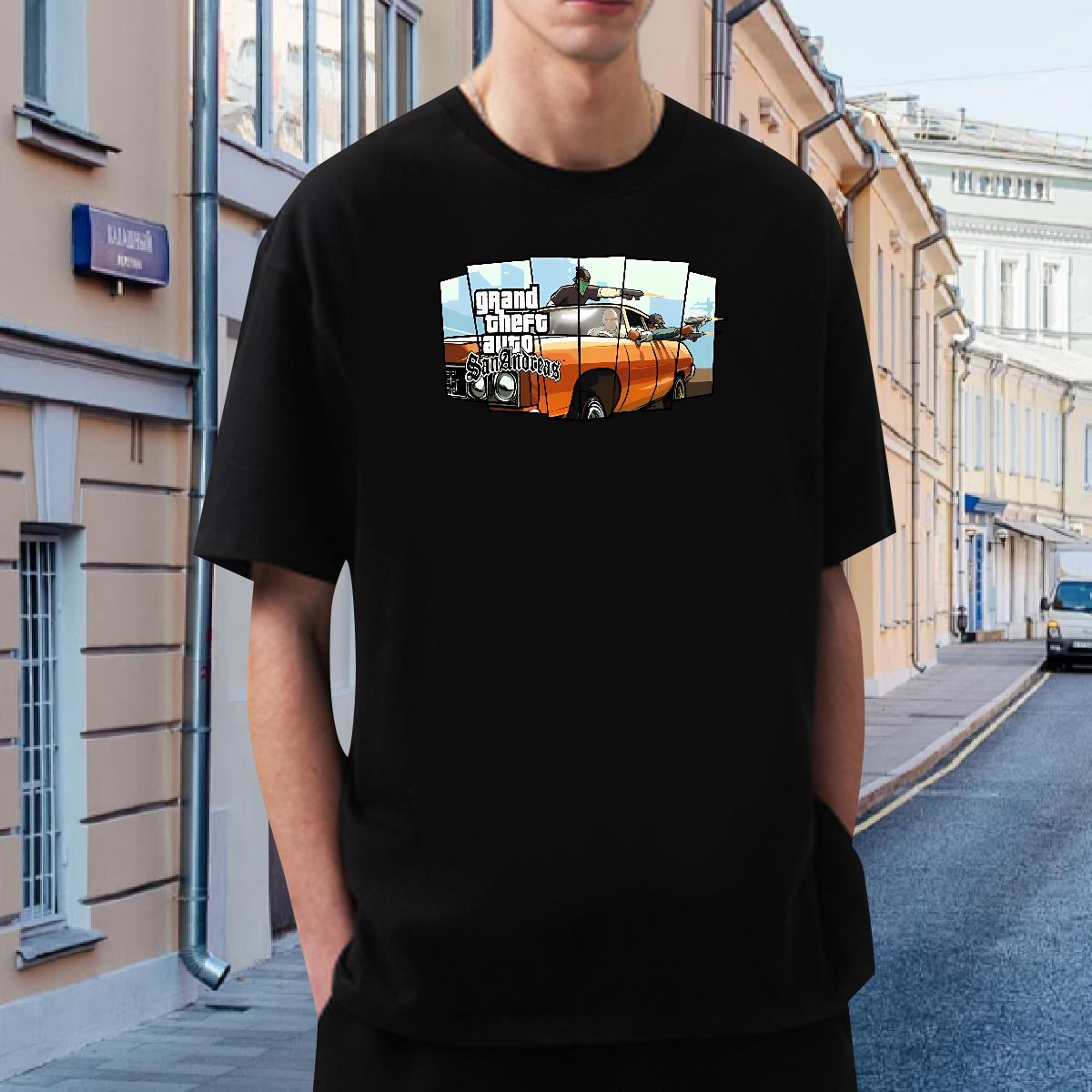 Casual New T-Shirts racing 100% Cotton 230g Custom Big Size Tshirts Street Casual Breathable Short Sleeve High Quality Clothings