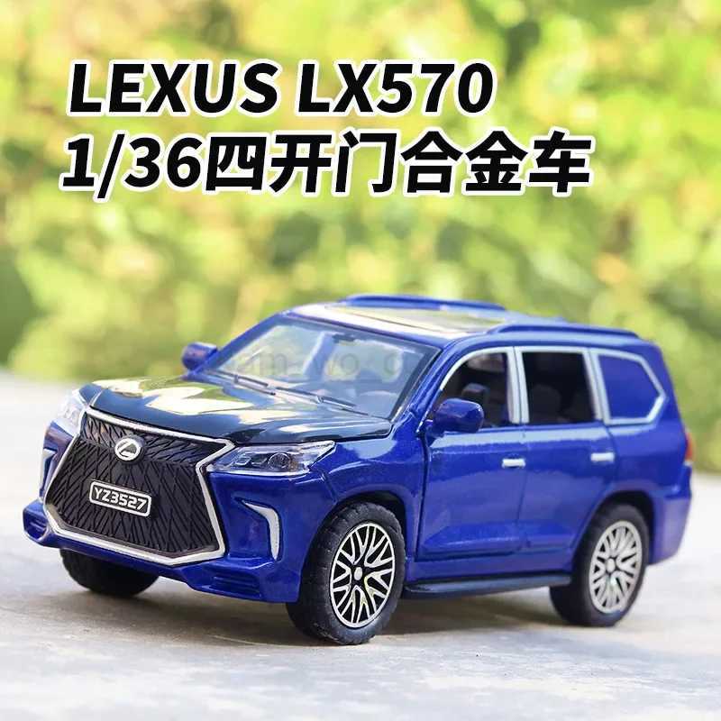 1 36 Lexus LX570 High Simulation Diecast Car Metal Alloy Model Car Childrens toys collection gifts A608M240717