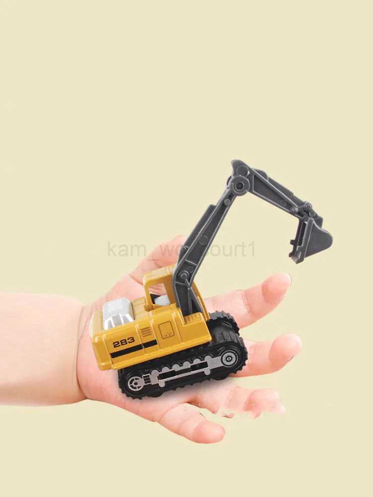 6pcs/set Alloy Engineering Truck Toy Car Classic Construction Model Vehicle Loader Tractor Excavator Toys for 3 years Boys GiftsM240717