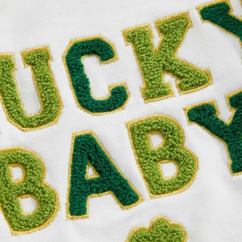 Clothing Sets 2023-12-04 Lioraitiin 0-3Y Toddler Baby Boy Girls St Patrick s Day Clothes Long Sleeve Letter Embroidery Sweatshirt Green Outfit