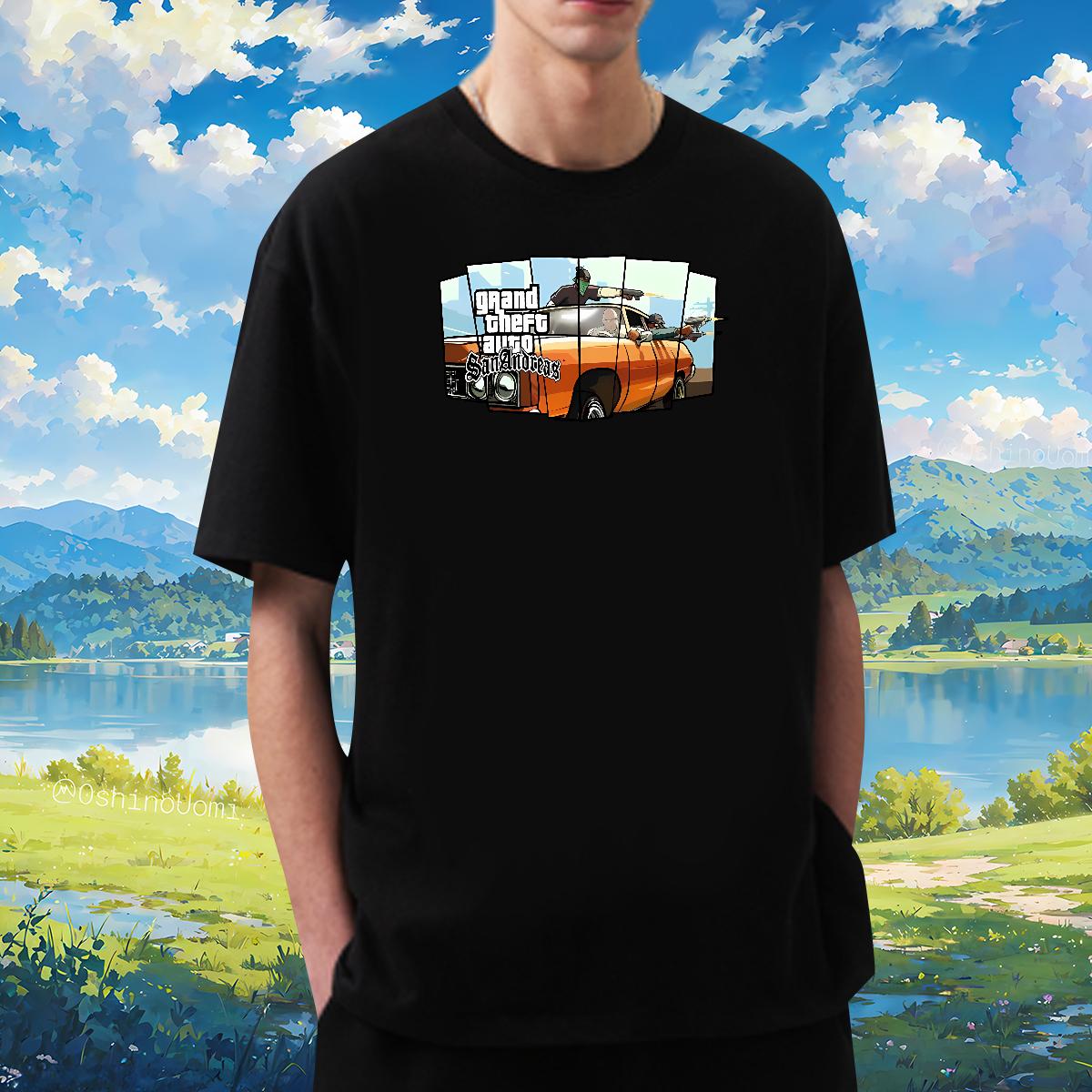 Fashion Designer Mens T Shirts racing 100% Cotton 230g Custom Big Size Street Casual Men Clothes T-Shirt Cotton Breathable Short Sleeve Unisex