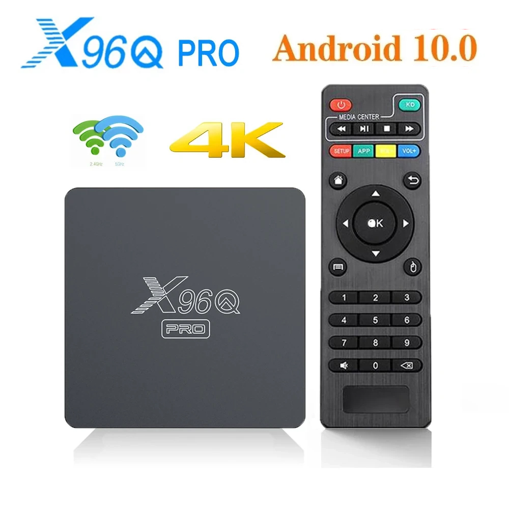 Android TV Box X96Q PRO Smart TV Box 2G16G Android 10.0 4k 2.4 wifi Allwinner H313 Media Player set top box