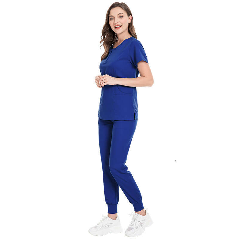Niaa Hinn Scrubs Set Undefined New Product Non-ironing French New Pattern Versatile Solid Popular Sexy Loose Short Temperament Waist