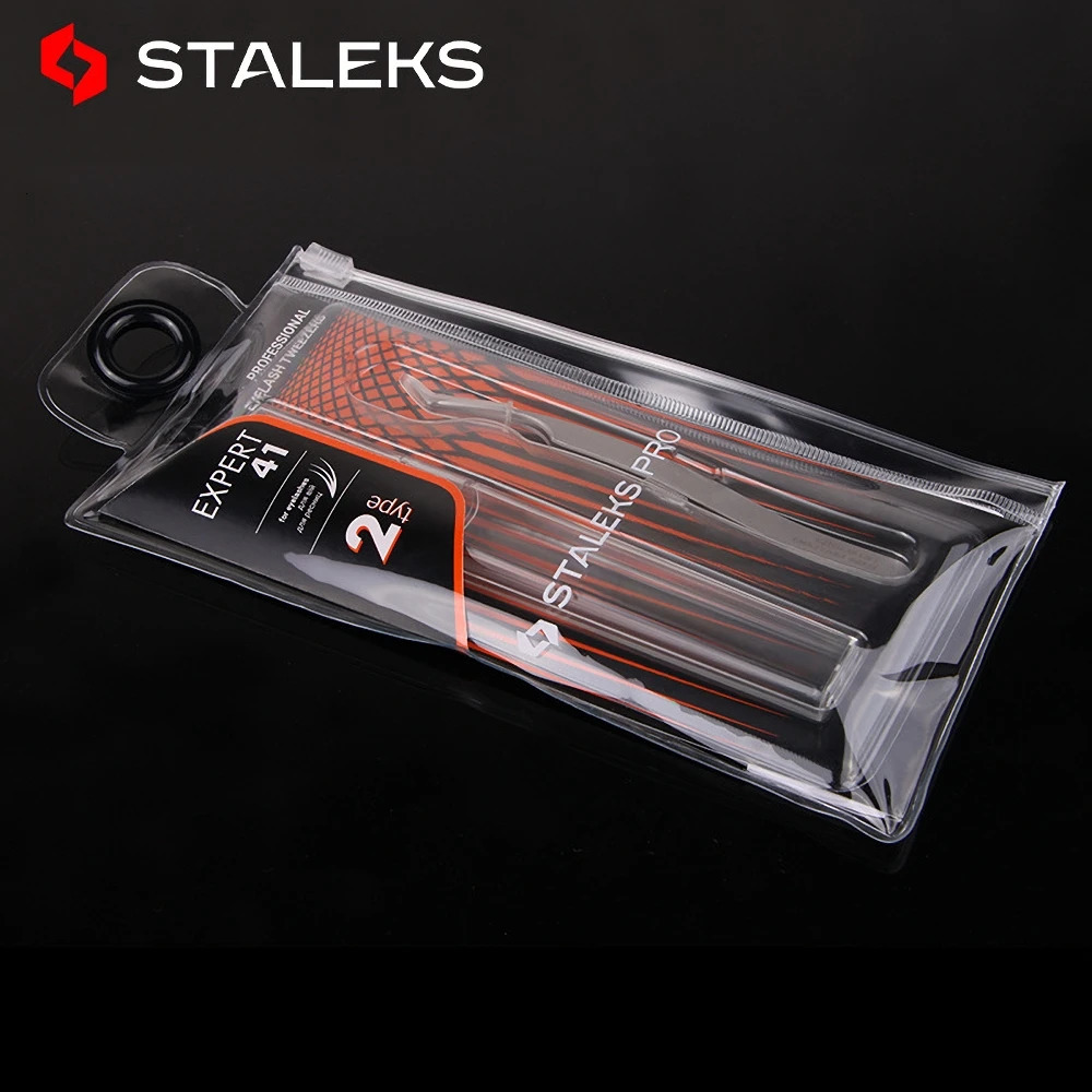 STALEKS PRO TE-41-2 sliding door eyelash blooming anti-static high-precision ultra-fine grade AISI 420 steel 240715