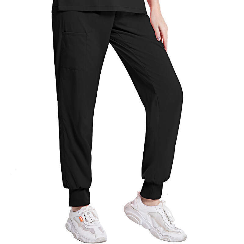 Niaa Hinn Scrubs Set Zip Up Two Piece Set Women New Product Gentle Wind High Elasticity Washable Leisure Time New Pattern Printing Novelty Linen