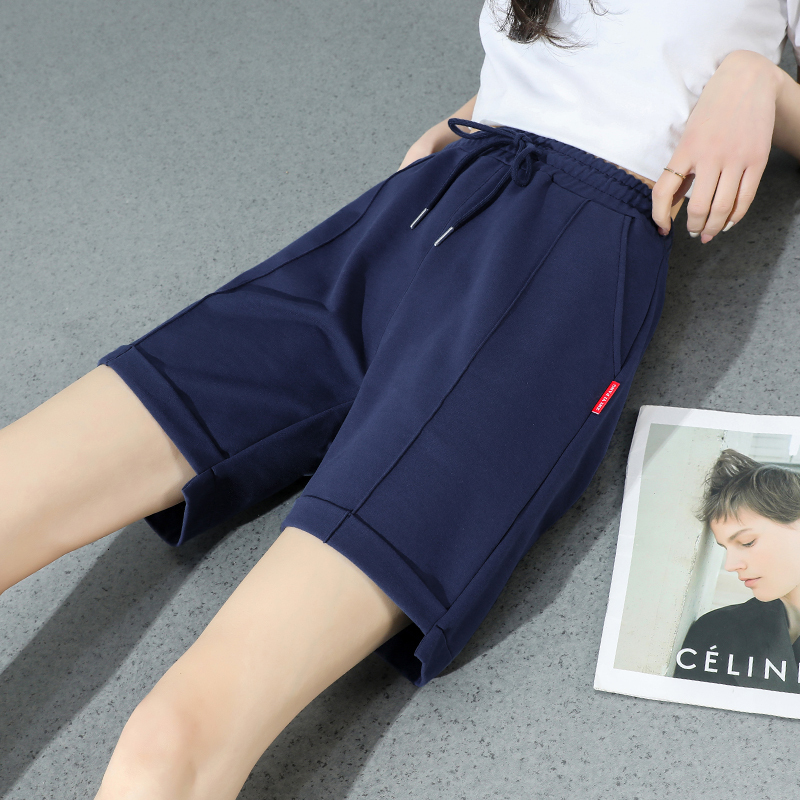 Sports shorts for women wearing out 2024 new loose casual versatile summer thin pants, plus size home sleepwear trend