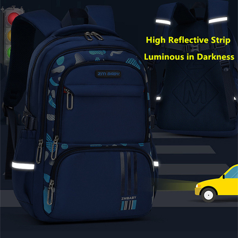 Fengdong elementary student backpack set boys large school backpack big hard pencil cases school luminous backpack many pockets