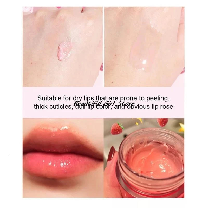 4Pcsset Lip Care Sleep Lip Mask Set Women And Mens Moisturizing And Repairing Lip Lines Lipstick Nourishes And Smoothes Lips 240708