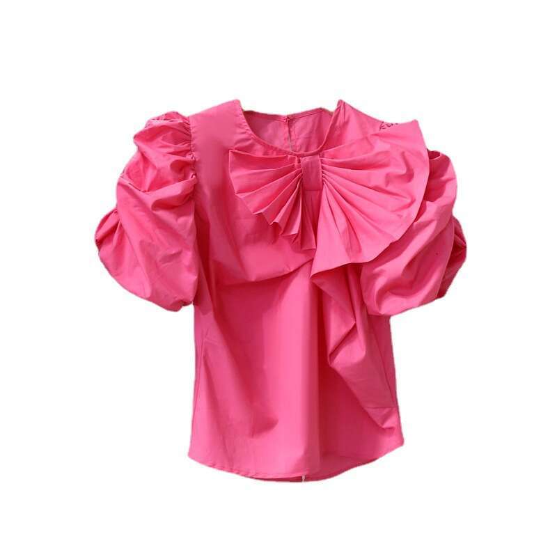 Best Saller Spring High Street Short-sleeved Hollow Out Slim Top Female O Neck Sports Fitness Lace Chiffon Stretch Casual Undershirt Street Activity C