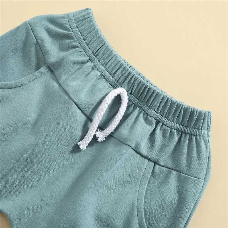 Clothing Sets Toddler Infant Baby Boy Summer Shorts Suit Patchwork Sleeveless Crew Neck Tank Tops Solid Shorts with Pockets