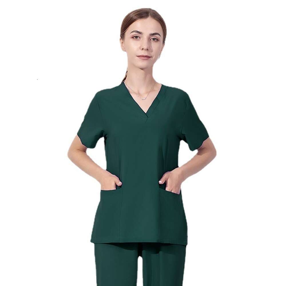 Niaa Hinn Scrubs Set New Arrival Washable Show Thinness Non-ironing Gentle Wind Business Affairs Fashion Linen Temperament Novelty Bifurcated Waist