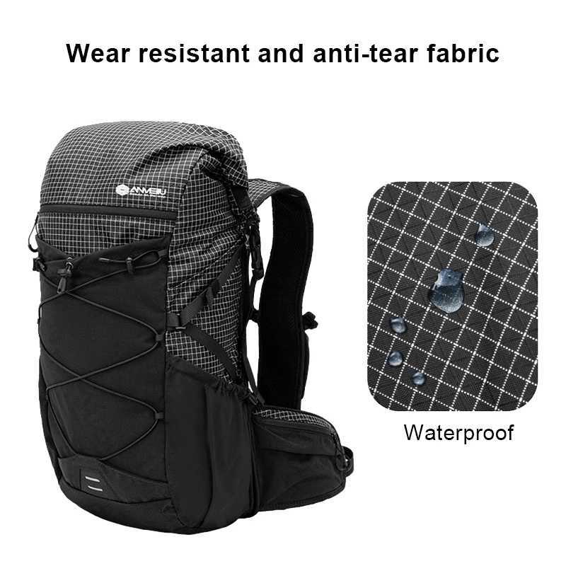 Outdoor Bags Anmeilu Mountaineering Backpack 30L Large Capacity Men Women Outdoor Travel Hiking Off-road Lightweight Sports Backpack z240717