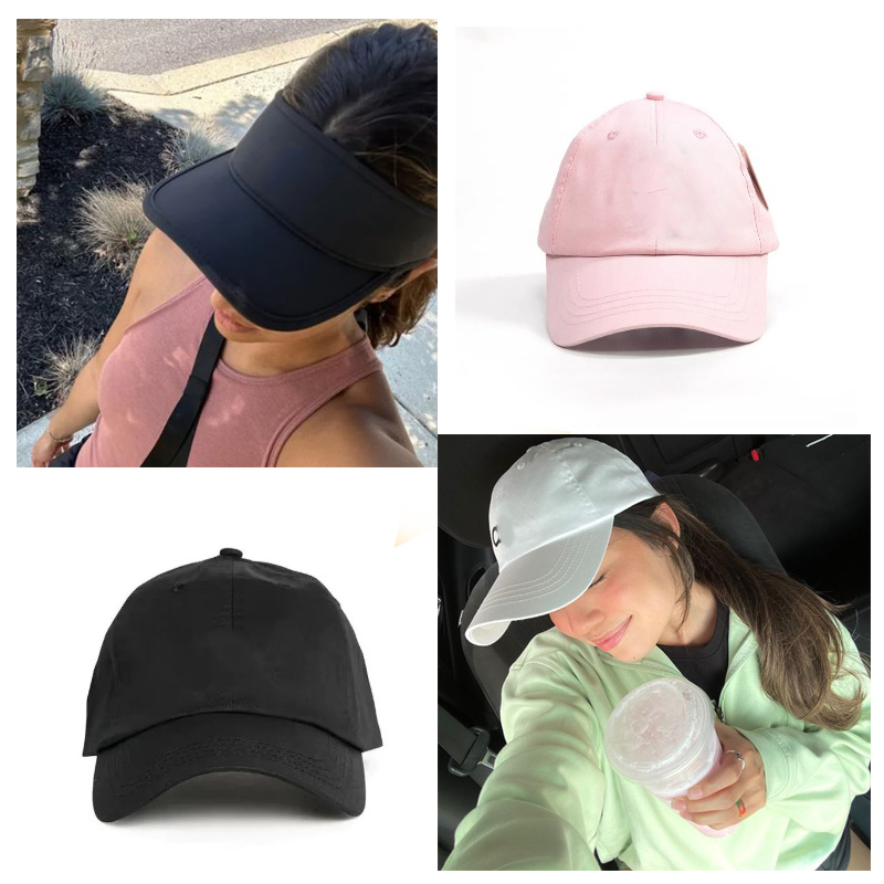 designer baseball cap yoga hat womens hat designer hat trucker ball caps summer sport Versatile Big Head Surround outdoor recreation Sunvisor woman ball hats