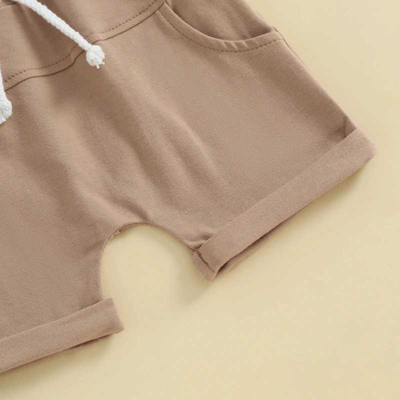 Clothing Sets Toddler Infant Baby Boys Summer Outfits Short Sleeve Plaid Tree Print T-shirt with Elastic Waist Shorts 2Pcs Clothes Set