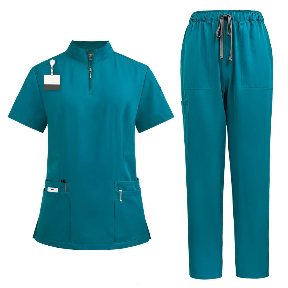 Two Piece Set Women Designer Two Piece Set Women Scrubs Set New Product New Arrival Long Gentle Wind Business Affairs Fashion Linen Waist Short Novelt