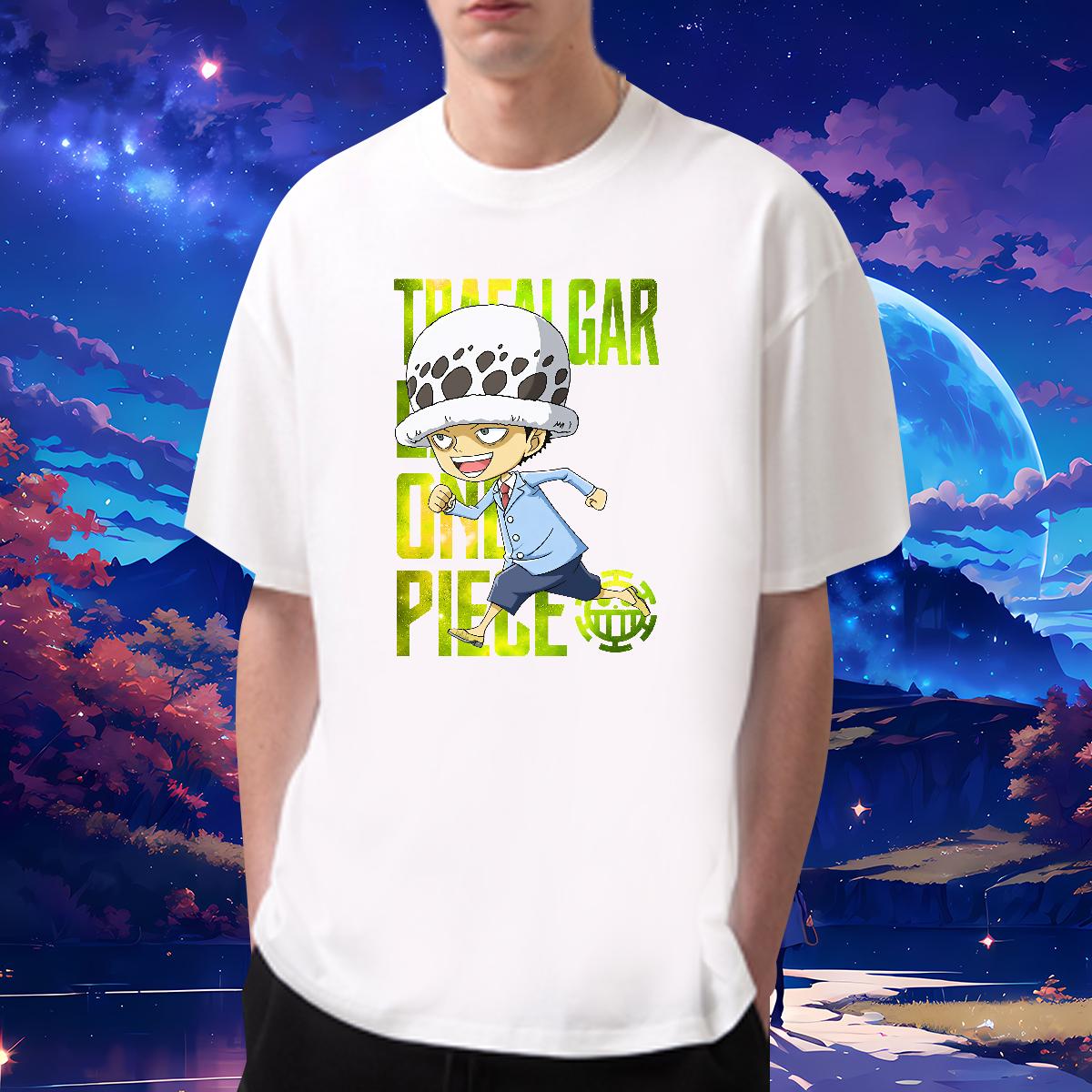 Customized T-Shirts Mushroom 230g Cotton Custom Cartoon Men Clothes T-Shirt Beach Breathable Crew Neck Popular Tee Shirt