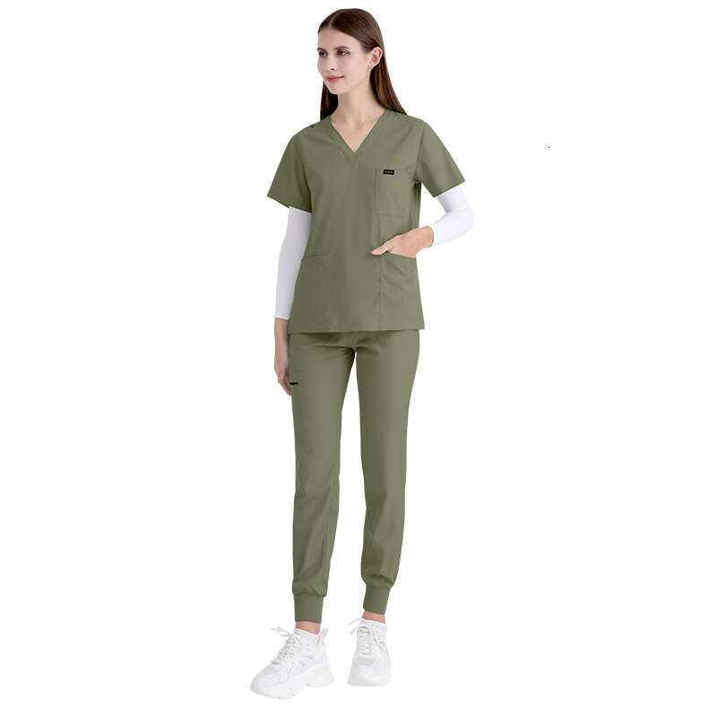 Niaa Hinn Scrubs Set Two Piece Set Women New Arrival New Product Show Thinness Gentle Wind High Elasticity Temperament Solid Loose Waist Linen Novelty
