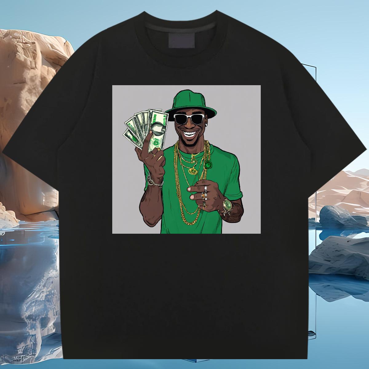 Fashion Casual T shirt XH 230g Cotton Custom Print Oversized Tshirts Spring Summer 180g Cotton Brand Tees Shirts