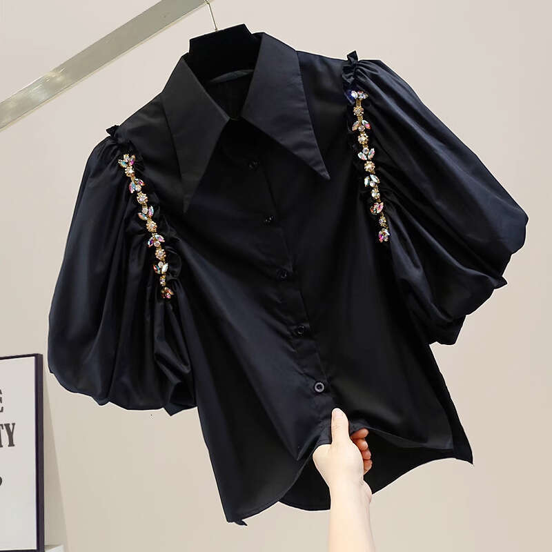 New Merchandise Best Saller Loose Versatile Half Sleeve Female Casual Slim Streetwear Slim Crop Top Casual Brushed Backless Lace Couples Women's 