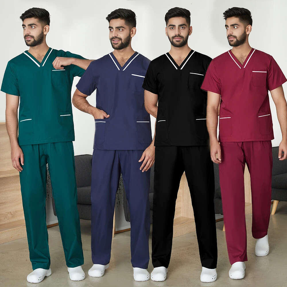 Scrubs for Women Uniform New Product New Arrival Gentle Wind High Elasticity French Washable Business Affairs Ventilation Novelty Bifurcated Sexy