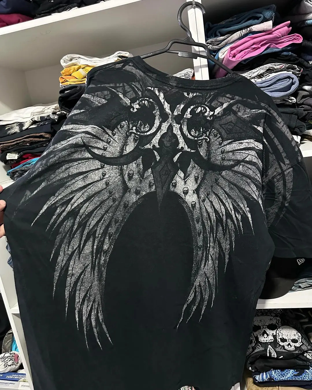 Y2K Tshirt Harajuku Retro Hip Hop Skull Pattern Oversized T shirt Mens Womens Short Sleeved Gothic Clothing Tops Streetwear 240716