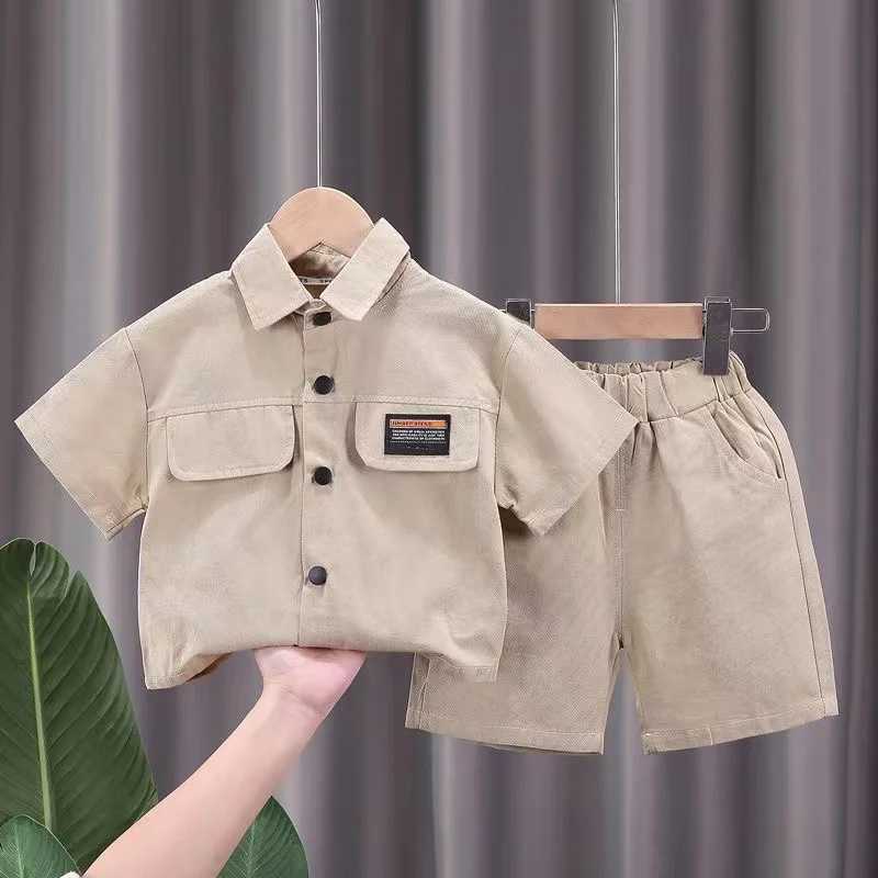 Clothing Sets Children Boys Shirt Shorts 2Pcs/Sets New Summer Baby Clothes Suit Infant Outfits Toddler Casual Cotton Costume Kids Tracksuits