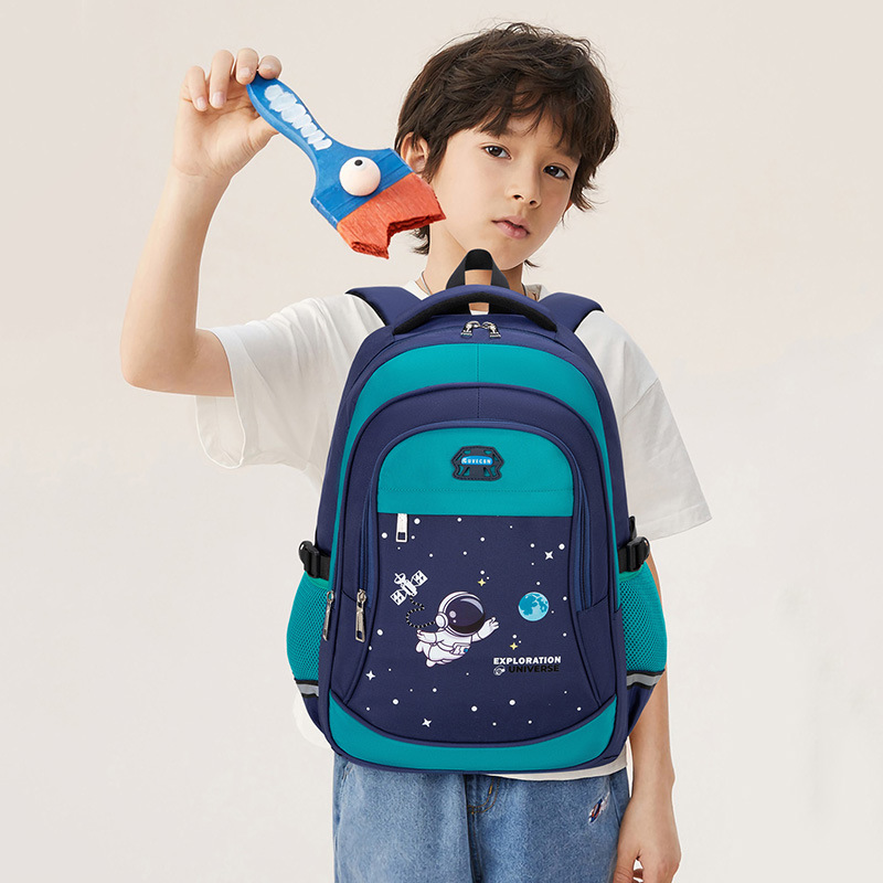 Space Backpack for Boys Girls Kids Elementary School Bags Middle School Primary School Bookbags Set Durable Spaceman Bag Gift