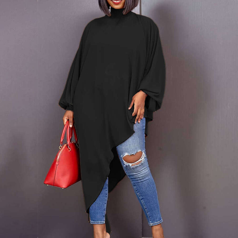 Ventilation 2022 Summer Chiffon Irregular Fashion Large Womens Loose Dress Autumn Dress Women Long Summer Dress Loose Bifurcated Pregnant Womens Dress