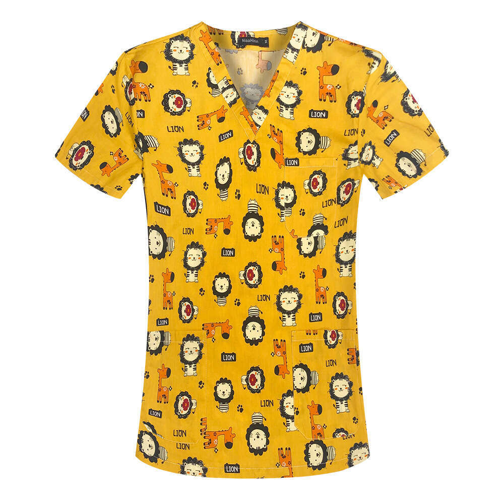 Niaa Hinn Undefined Scrub Set New Product New Arrival Washable Non-ironing Gentle Wind New Pattern Printing Business Affairs Novelty Self-cultivation 