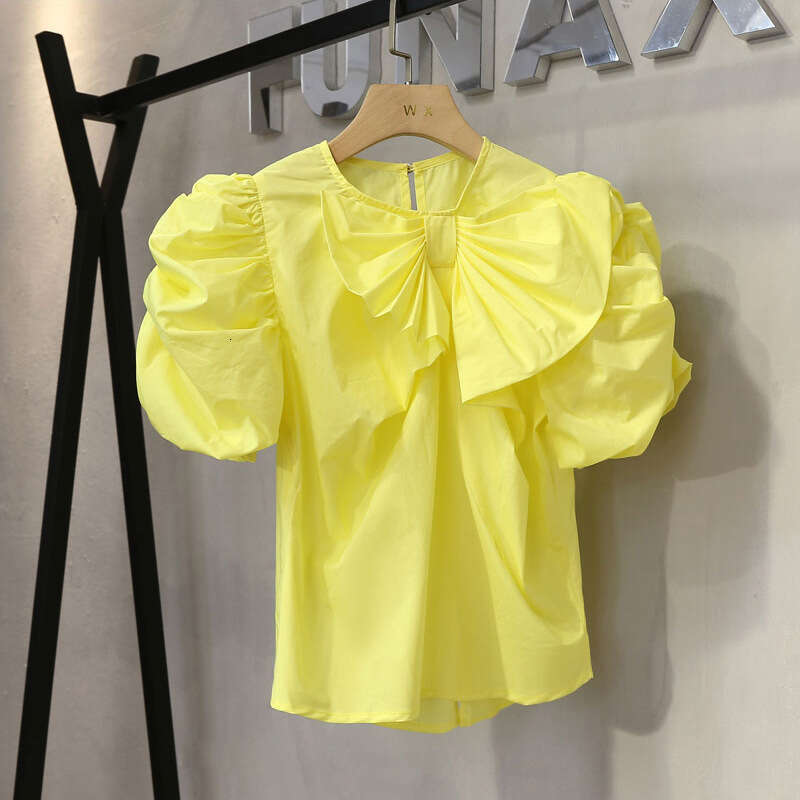 Best Saller Spring High Street Short-sleeved Hollow Out Slim Top Female O Neck Sports Fitness Lace Chiffon Stretch Casual Undershirt Street Activity C