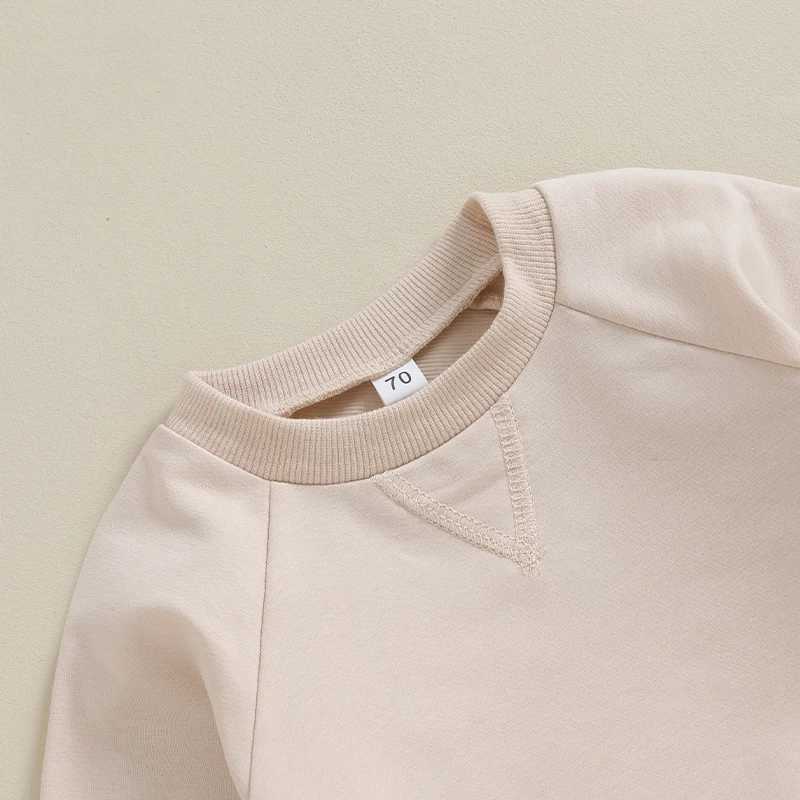 Clothing Sets Spring Autumn 0-3Years Newborn Baby Boy 2PCS Clothes Set Solid Color Sweatshirt Pants Toddler Clothes Outfit Baby Costume