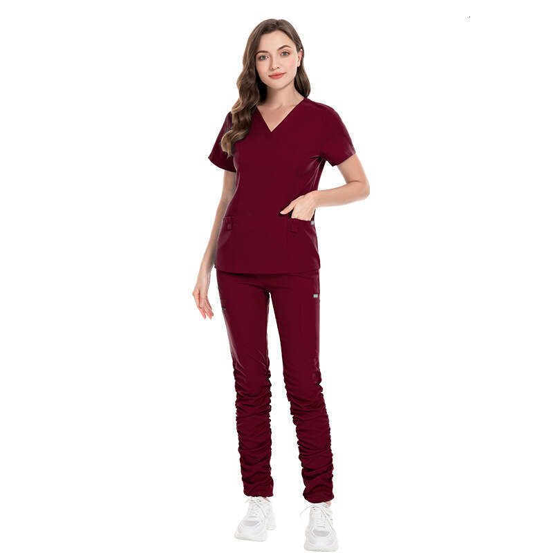 Niaa Hinn Scrub Set Scrubs Undefined New Arrival New Product High Elasticity Long Versatile Ventilation Temperament Short Waist