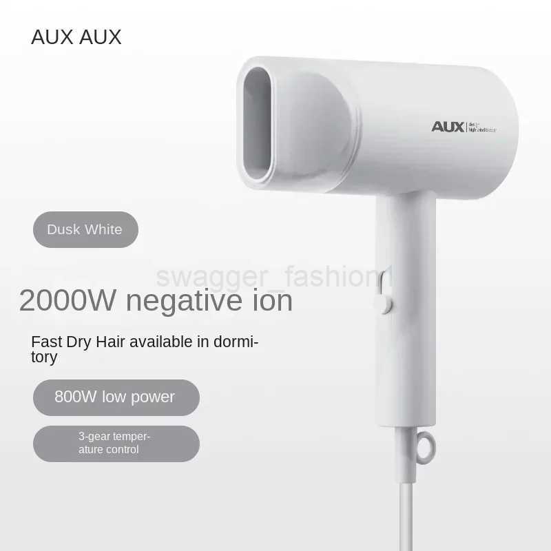 Mini Hair Dryer 800W for Dormitory Low Noise Negative Ion Hair Care Blow Dryer by AUX 220Vbkll0240717