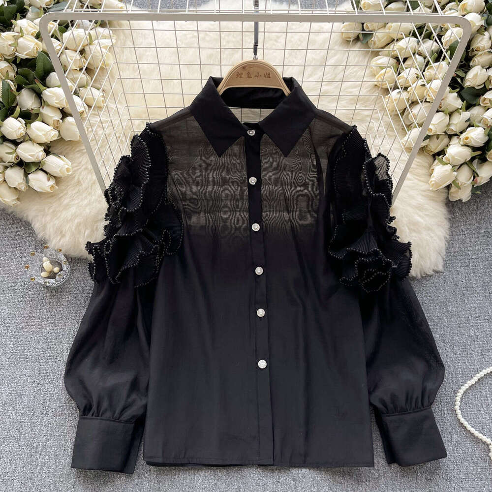 Tops Women New Merchandise Best Saller Female Summer Slim Crop Top Casual Long Sleeve Tee Shirts Long-sleeved Brushed Chiffon Backless Women's T 