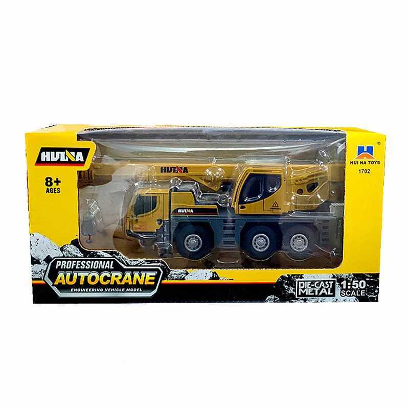 Huina 1 50 Simulation Alloy Car Diecast Truck-mounted Crane Model Construction Engineering Vehicle Decoration Childrens Kid ToyM240717