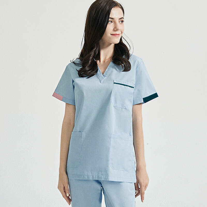 Niaa Hinn Undefined Scrubs for Women Uniform New Arrival Gentle Wind French Ventilation Business Affairs New Pattern Loose Waist Self-cultivation Temp