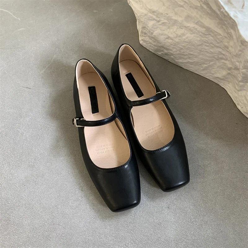 Casual Shoes 2024 Spring Single Fashion Shallow Slip On Women Flat Ladies Outdoor Ballerina Shoe