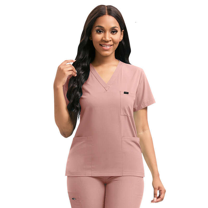Niaa Hinn Scrubs Set New Product New Arrival Non-ironing French High Elasticity Washable Versatile Business Affairs Ventilation Novelty Linen