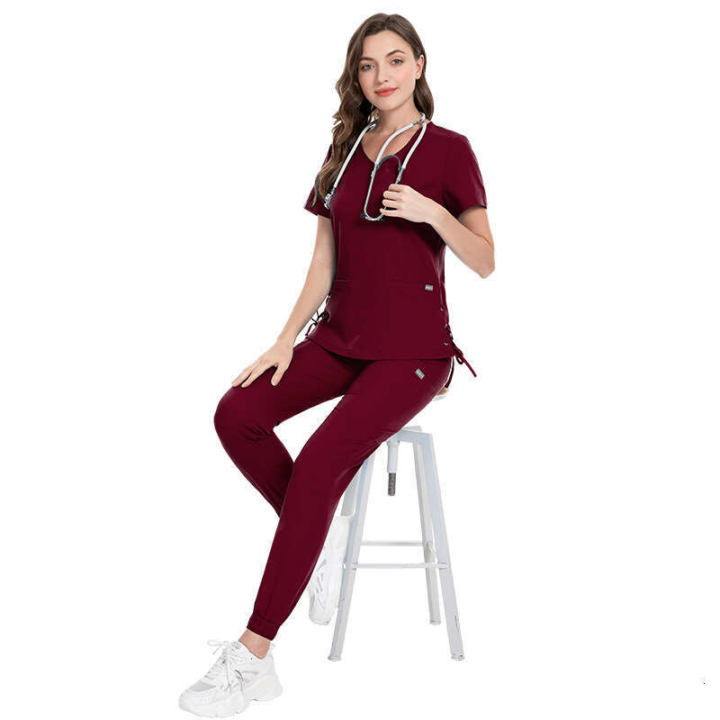 Niaa Hinn Scrubs New Product New Arrival Show Thinness High Elasticity French Gentle Wind Popular Versatile Ventilation Linen Bifurcated Self-cultivat