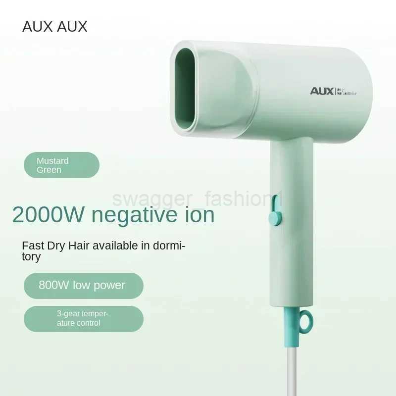 Mini Hair Dryer 800W for Dormitory Low Noise Negative Ion Hair Care Blow Dryer by AUX 220Vbkl0240717