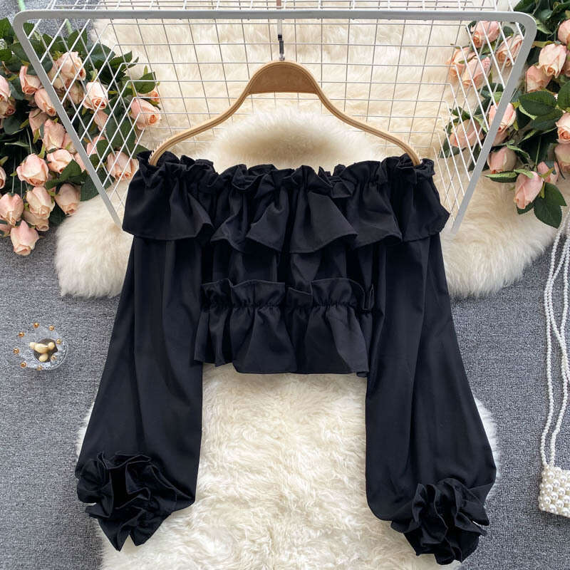 Tops New Merchandise Best Saller Loose Versatile Fashion Summer Printing Short Sleeve Slim Crop Top Casual Turtleneck Slim-fit Stripe Street Activity 