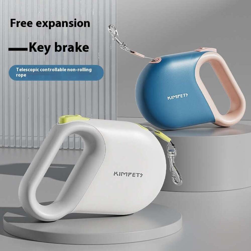 New automatic telescopic towing and dog walking reflective leash for outdoor portable pet supplies