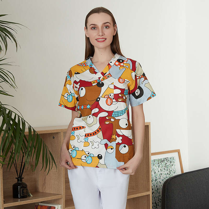 Undefined Scrubs for Women Uniform Zip Up New Arrival Washable French Leisure Time Versatile Temperament Fashion Linen Temperament Sexy Waist
