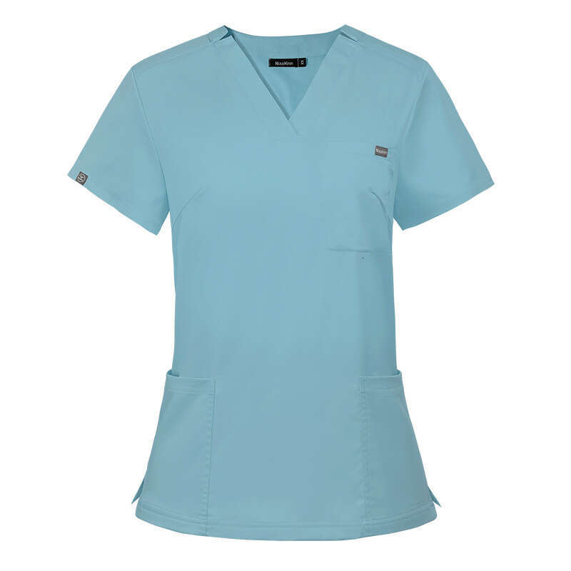 Niaa Hinn Zip Up Scrubs Arrival New Product High Elasticity French Non-ironing Gentle Wind Long Leisure Time New Pattern Ventilation Temperament Self-
