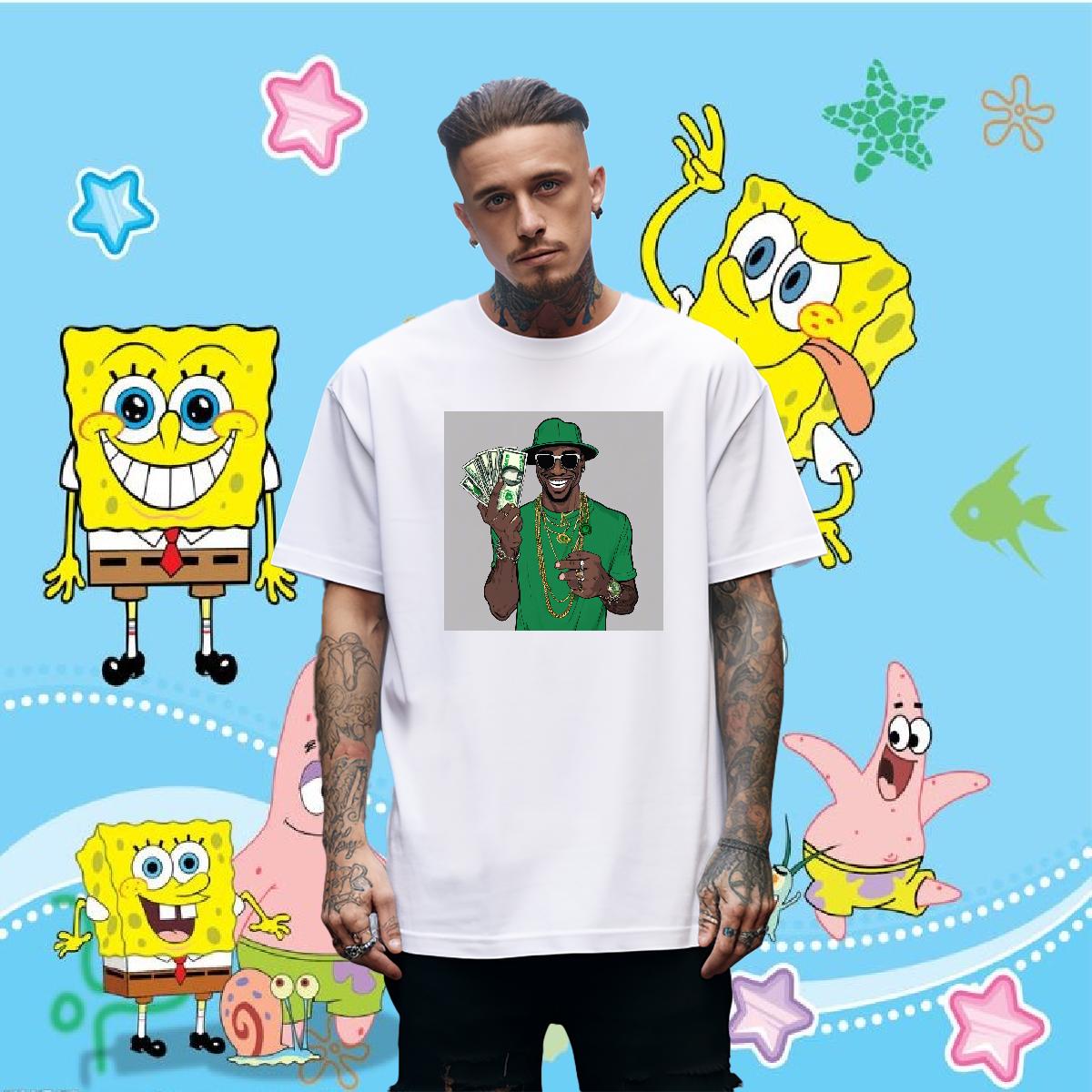 Cool Design Mens T Shirts XH 230g Cotton Casual Short sleeve Cotton Soft Men Tshirts Fashion New DIY Wear
