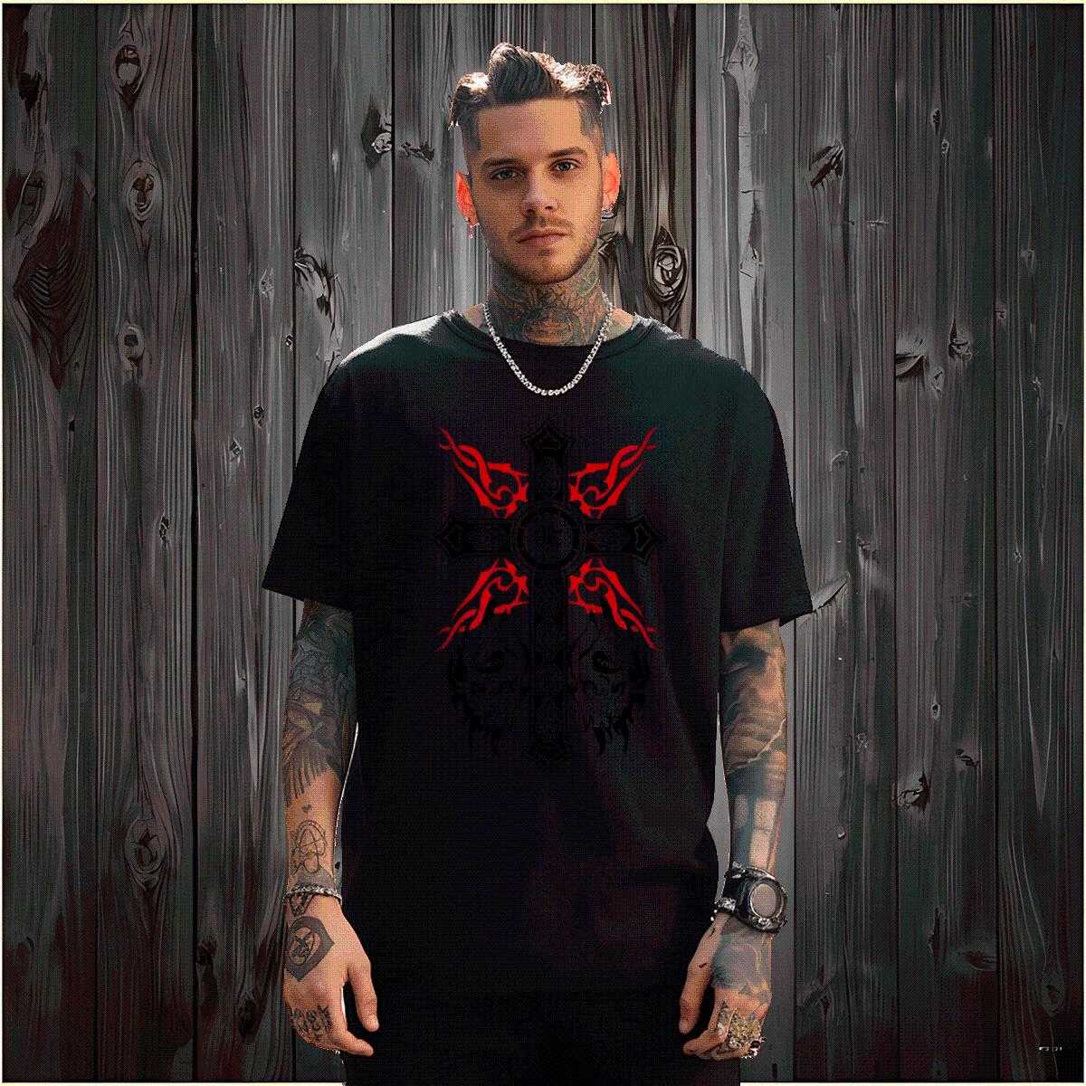 New T shirt fathion 230g 100% Cotton DIY Printed Daily Outfit Couples T Shirts Cotton Breathable Short Sleeve Brand